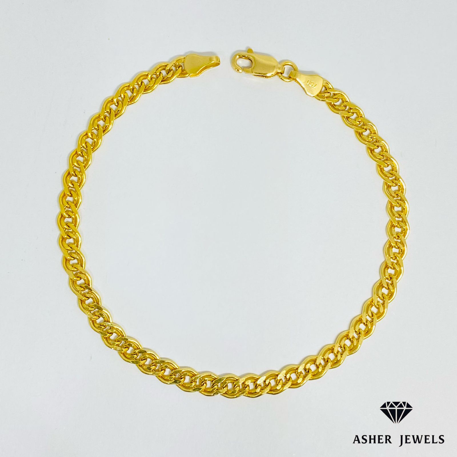 Double Curb Bracelet 7.5"